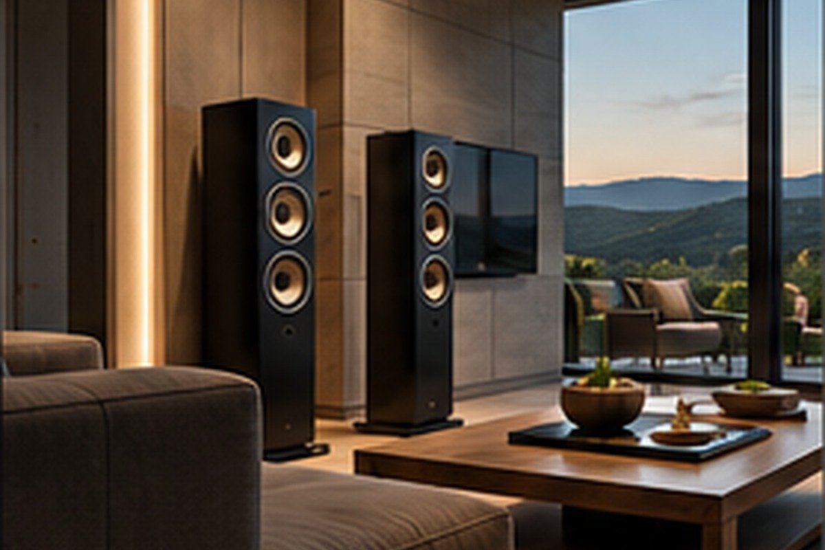 Whole-home audio in a luxury residence